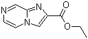 咪唑并[1,2-a]吡嗪-2-甲酸乙酯分子结构 (CAS 77112-52-8)