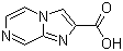 咪唑并[1,2-a]吡嗪-2-甲酸分子结构 (CAS 77112-53-9)