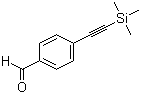 4-三甲基硅乙炔基苯甲醛分子结构 (CAS 77123-57-0)