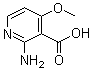 2-氨基-4-甲氧基-3-吡啶羧酸分子结构 (CAS 773099-92-6)