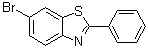 6-溴-2-苯基苯并噻唑分子结构 (CAS 77333-67-6)