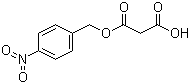 丙二酸单对硝基苄酯分子结构 (CAS 77359-11-6)