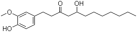 5-羟基-1-(4-羟基-3-甲氧基苯基)-3-十二酮分子结构 (CAS 77398-92-6)