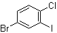4-溴-1-氯-2-碘苯分子结构 (CAS 774608-49-0)