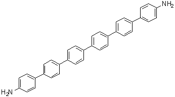 [1,1':4',1'':4'',1''':4''',1'''':4'''',1'''''-六联苯]-4,4'''''-二胺分子结构 (CAS 77496-07-2)