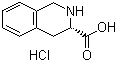 结构式 CAS# 77497-95-1, (3S)-1,2,3,4-四氢异喹啉-3-羧酸盐酸盐