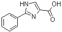 2-苯基-1H-咪唑-4-羧酸分子结构 (CAS 77498-98-7)