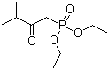 (3-甲基-2-氧代丁基)膦酸二乙酯分子结构 (CAS 7751-67-9)