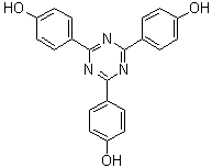 2,4,6-三(4-羟基苯基)-1,3,5-三嗪分子结构 (CAS 7753-13-1)