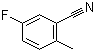 5-氟-2-甲基苯腈分子结构 (CAS 77532-79-7)
