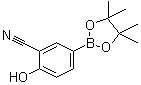(4-羟基-3-氰基苯基)硼酸频哪醇酯分子结构 (CAS 775351-56-9)