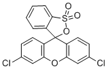 3',6'-二氯螺[苯并[c][1,2]氧硫杂环戊烷-3,9'-氧杂蒽]1,1-二氧化物分子结构 (CAS 77545-45-0)