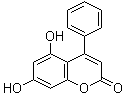 5,7-二羟基-4-苯基香豆素分子结构 (CAS 7758-73-8)