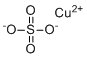 硫酸铜分子结构 (CAS 7758-98-7)