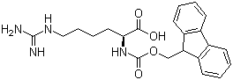 芴甲氧羰基-L-高精氨酸分子结构 (CAS 776277-76-0)