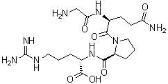 Glycyl-L-glutaminyl-L-prolyl-L-arginine molecular structure (CAS 77727-17-4)