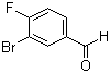 3-溴-4-氟苯甲醛分子结构 (CAS 77771-02-9)