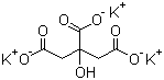 柠檬酸钾分子结构 (CAS 7778-49-6)