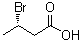 (3S)-3-溴丁酸分子结构 (CAS 77790-08-0)