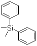 structure of CAS# 778-24-5, Dimethyldiphenylsilane;1,1'-(Dimethylsilylene)bisbenzene; Diphenyl(dimethyl)silane