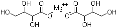 L-Threonic acid magnesium salt molecular structure (CAS 778571-57-6)