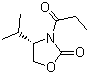 (S)-4-异丙基-3-丙酰基-2-恶唑烷酮分子结构 (CAS 77877-19-1)