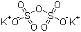 焦硫酸钾分子结构 (CAS 7790-62-7)