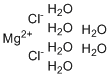 氯化镁(六水合物)分子结构 (CAS 7791-18-6)