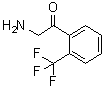 2-氨基-1-[2-(三氟甲基)苯基]乙酮分子结构 (CAS 779286-44-1)