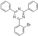 2-(2-溴苯基)-4,6-二苯基-1,3,5-三嗪分子结构 (CAS 77989-15-2)