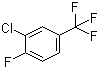 3-氯-4-氟三氟甲苯分子结构 (CAS 78068-85-6)