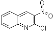 2-氯-3-硝基喹啉分子结构 (CAS 78105-37-0)