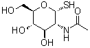 2-(Acetylamino)-2-deoxy-1-thio-alpha-D-glucopyranose molecular structure (CAS 781581-10-0)