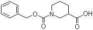(R)-N-Cbz-3-哌啶甲酸分子结构 (CAS 78190-11-1)