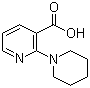 2-哌啶-1-基烟酸分子结构 (CAS 78253-61-9)
