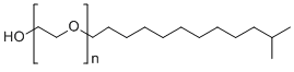 含有大量 C13-的 C11-14-异构醇乙氧基化物分子结构 (CAS 78330-21-9)