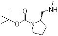 (2R)-2-[(Methylamino)methyl]-1-pyrrolidinecarboxylic acid tert-butyl ester molecular structure (CAS 783325-25-7)
