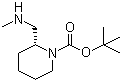 (2R)-2-[(Methylamino)methyl]-1-piperidinecarboxylic acid tert-butyl ester molecular structure (CAS 783325-29-1)