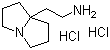 四氢-1H-吡咯里嗪-7a(5H)-乙胺二盐酸盐分子结构 (CAS 78449-85-1)