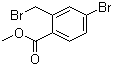 4-溴-2-溴甲基苯甲酸甲酯分子结构 (CAS 78471-43-9)