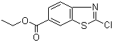 2-氯苯并噻唑-6-甲酸乙酯分子结构 (CAS 78485-37-7)