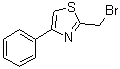 2-(溴甲基)-4-苯基噻唑分子结构 (CAS 78502-79-1)