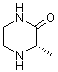 (S)-3-甲基哌嗪-2-酮分子结构 (CAS 78551-38-9)