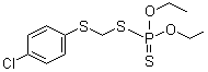 结构式 CAS# 786-19-6, 三硫磷