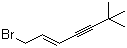 1-溴-6,6-二甲基-2-庚烯-4-炔分子结构 (CAS 78629-21-7)