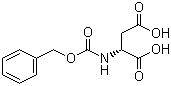N-苄氧羰基-D-天冬氨酸分子结构 (CAS 78663-07-7)