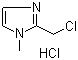 1-甲基-2-(氯甲基)咪唑盐酸盐分子结构 (CAS 78667-04-6)