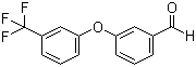 3-(3-三氟甲基苯氧基)苯甲醛分子结构 (CAS 78725-46-9)