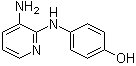 4-[(3-氨基-2-吡啶基)氨基]苯酚分子结构 (CAS 78750-68-2)