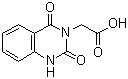 (2,4-二氧代-1,4-二氢喹唑啉-3(2H)-基)乙酸分子结构 (CAS 78754-94-6)